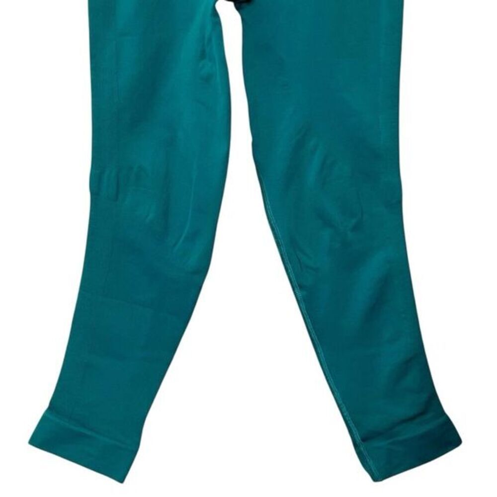Lululemon Zone In Compression Seamless Leggings Women’s Size 4 Teal Yoga Stretch - Picture 4 of 11